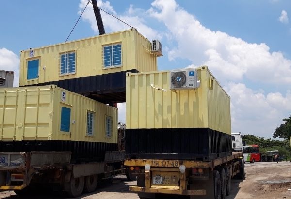 Container văn phòng 20 feet có WC là giải pháp tối ưu cho nhiều doanh nghiệp