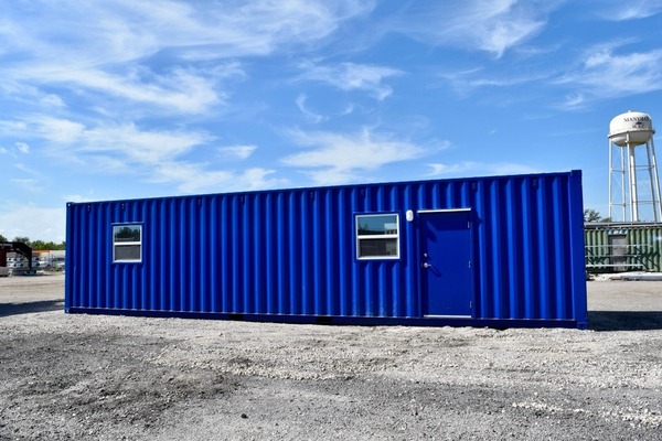 Tham khảo kích thước phủ bì cont văn phòng 40 feet