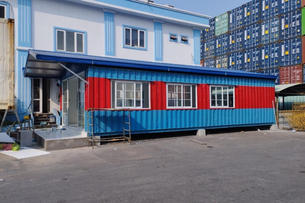 Mẫu 2: Container văn phòng khu công nghiệp thiết kế theo tiêu chuẩn văn phòng