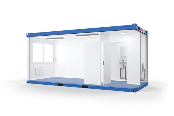 Container 20 feet có toilet là giải pháp tiện nghi cho công trường xa trung tâm