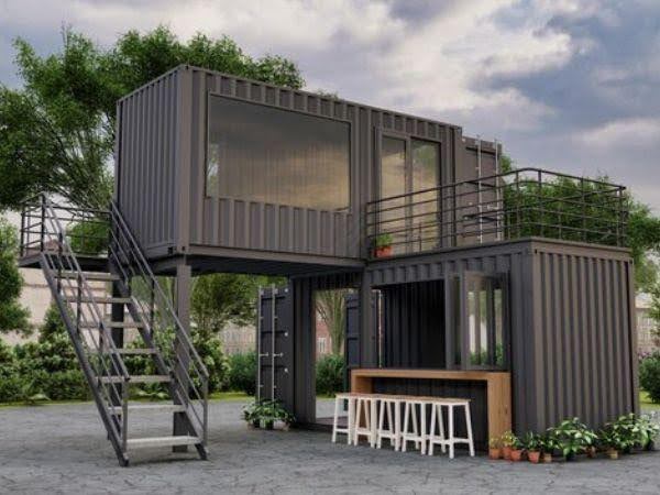 Đa dạng cách thiết kế cho nhà container 40 feet một tầng