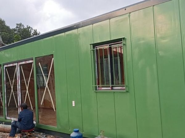 Mẫu nhà thiết kế container 40 feet mang nhiều ưu điểm vượt trội