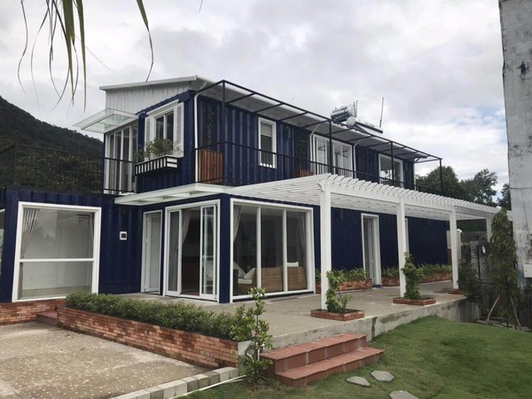 Mẫu homestay container có diện tích rộng rãi