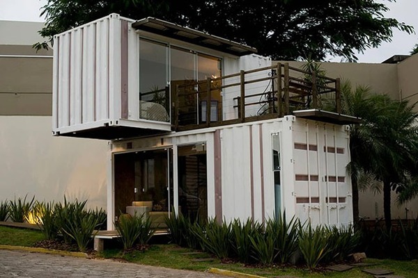 Mẫu homestay được thiết kế từ container đẹp