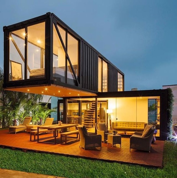 Mẫu nhà container mang phong cách cổ điển