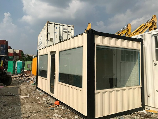 Mẫu nhà container văn phòng có thiết kế nhỏ gọn