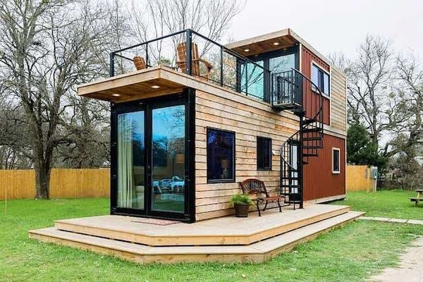 Nhà container có thiết kế đơn giản