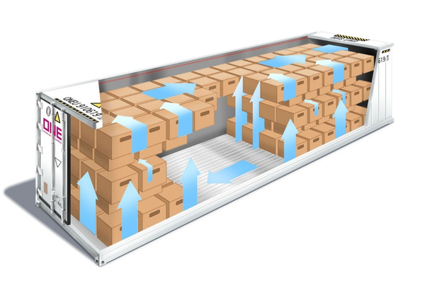 Xếp hàng nặng phía dưới, phân bổ trọng lượng đều hai bên vách giúp tối ưu tải trọng 