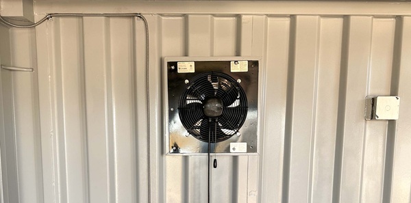 Hệ thống rãnh thông gió giúp lưu thông không khí trong container