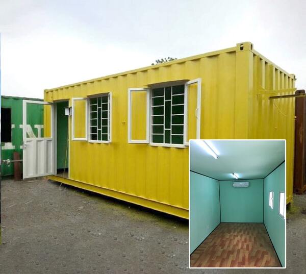 Các trang bị của container văn phòng 20 feet