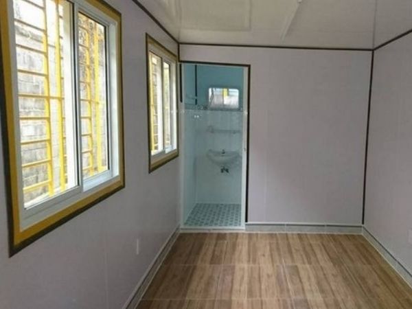 Khung vỏ và sàn, trần của container làm văn phòng