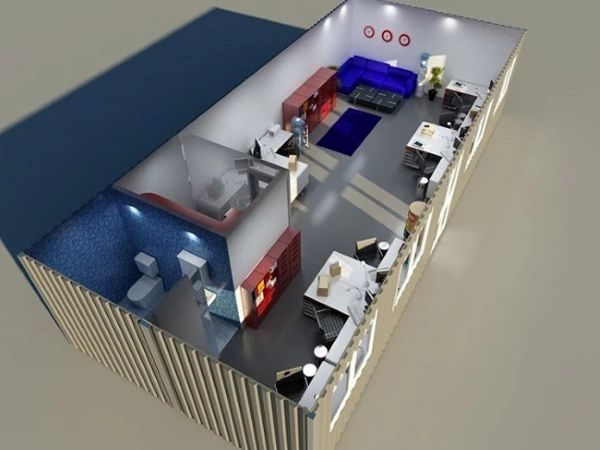 Ứng dụng và mục đích của container văn phòng