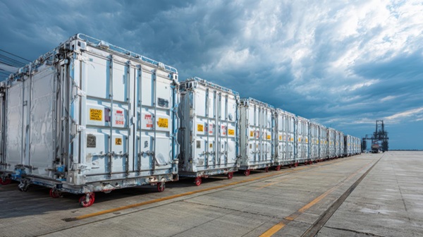 Container lạnh màu trắng, giúp phản xạ nhiệt tối ưu