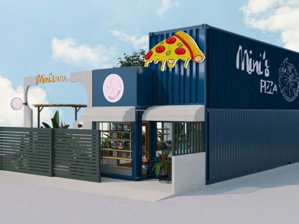Mẫu nhà container 2 tầng