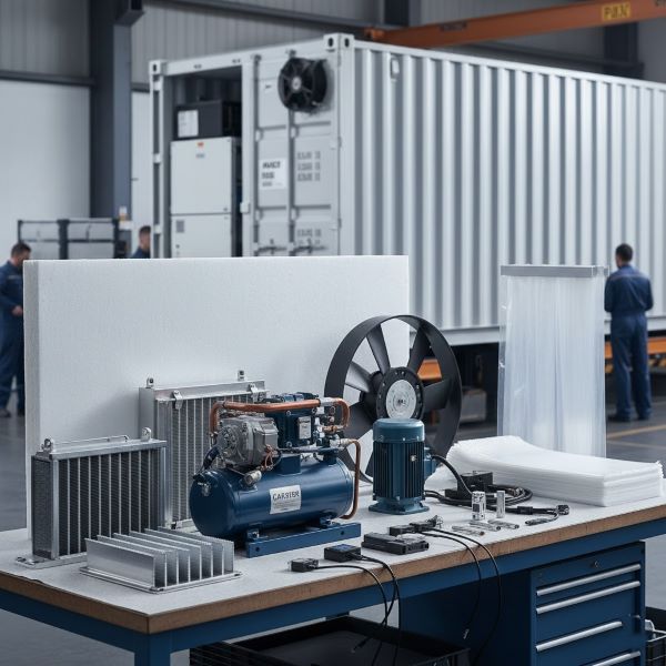 Phụ tùng đặc thù của container lạnh