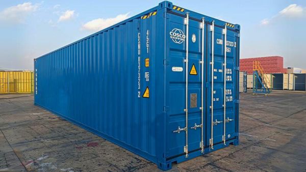 Container 40 feet khô giúp đóng được nhiều hàng hơn