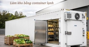Làm kho lạnh bằng container