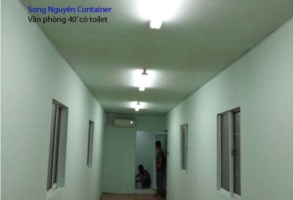 Container Văn Phòng 40 Feet có toilet